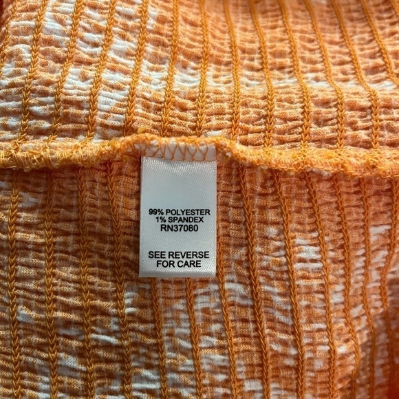 NWOT Cato Spring Bloom Ruched Bodice Plus Size Cropped Square Neck Blouse - Picture 4 of 5